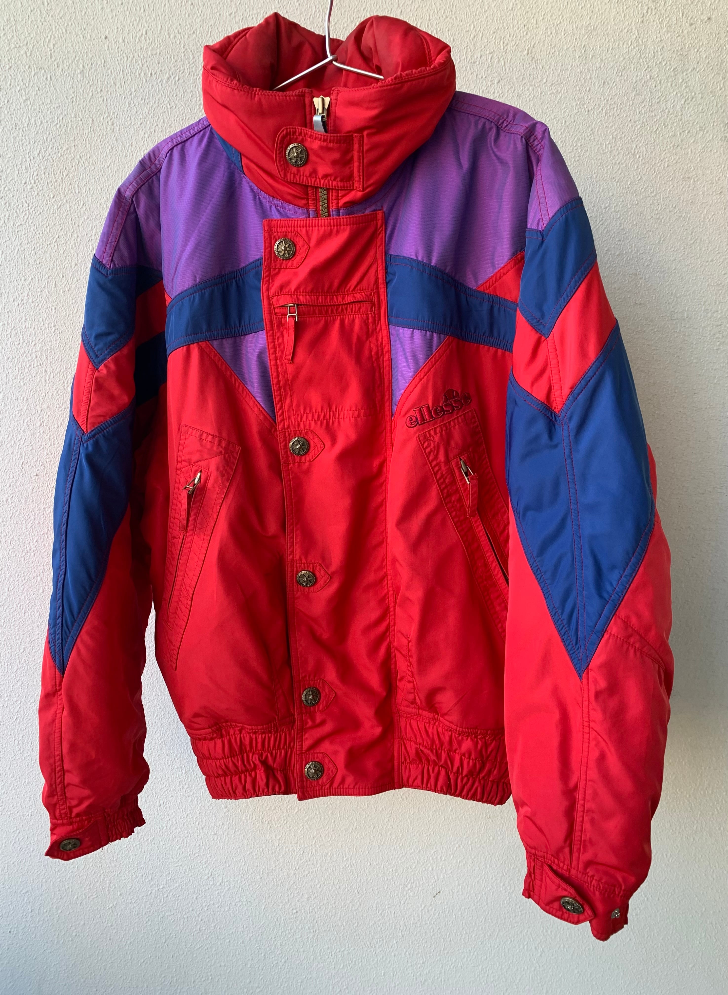 EURO ellesse ski jacket thermore red ユーロ エレッセ スキー