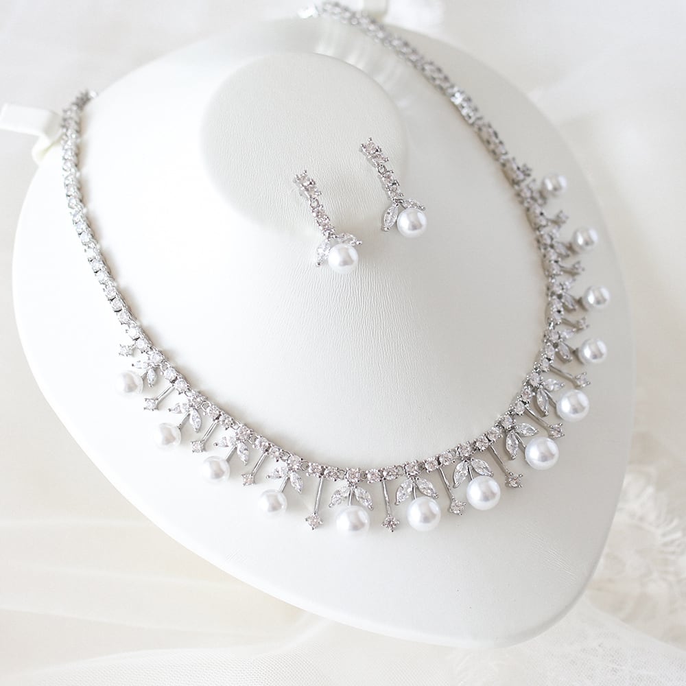 キュービックジルコニア ウェディングジュエリーセット エミール