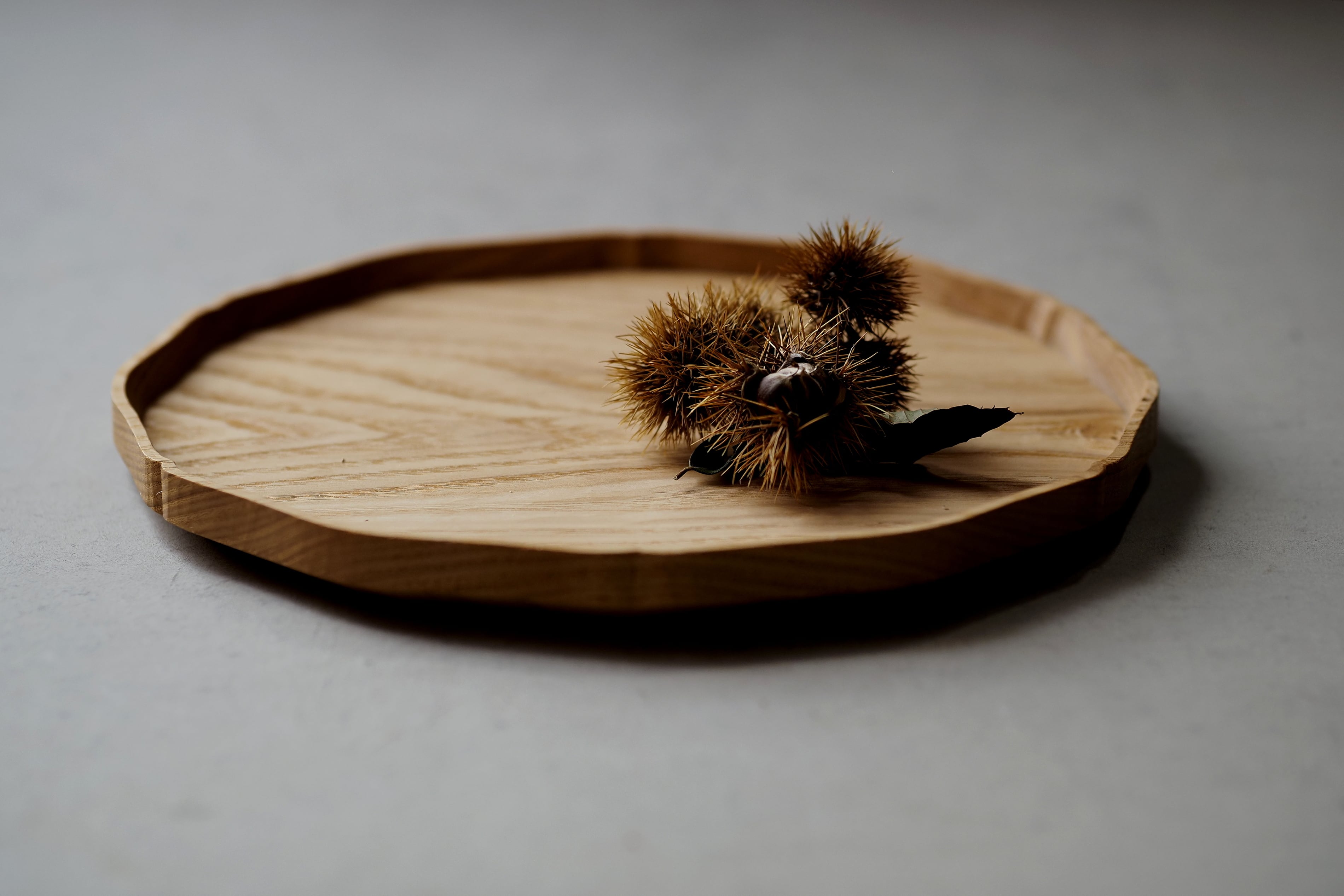 加藤良行 17.輪花丸盆8寸 | 陶屋なづな