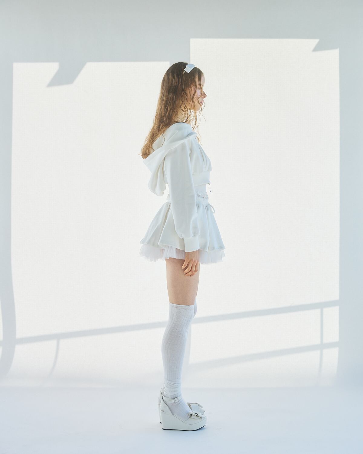 S/S チュールレイヤードスウェットミニスカート | lilLilly official