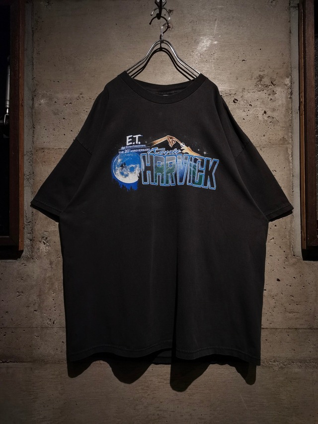 【Caka】"CHASE AUTHENTICS" "E.T." x "Kevin Harvick" 20th Annversary Print Design Loose T-Shirt