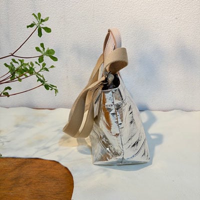 大人気！再入荷　regalo　メタリック3WAYトート(小)