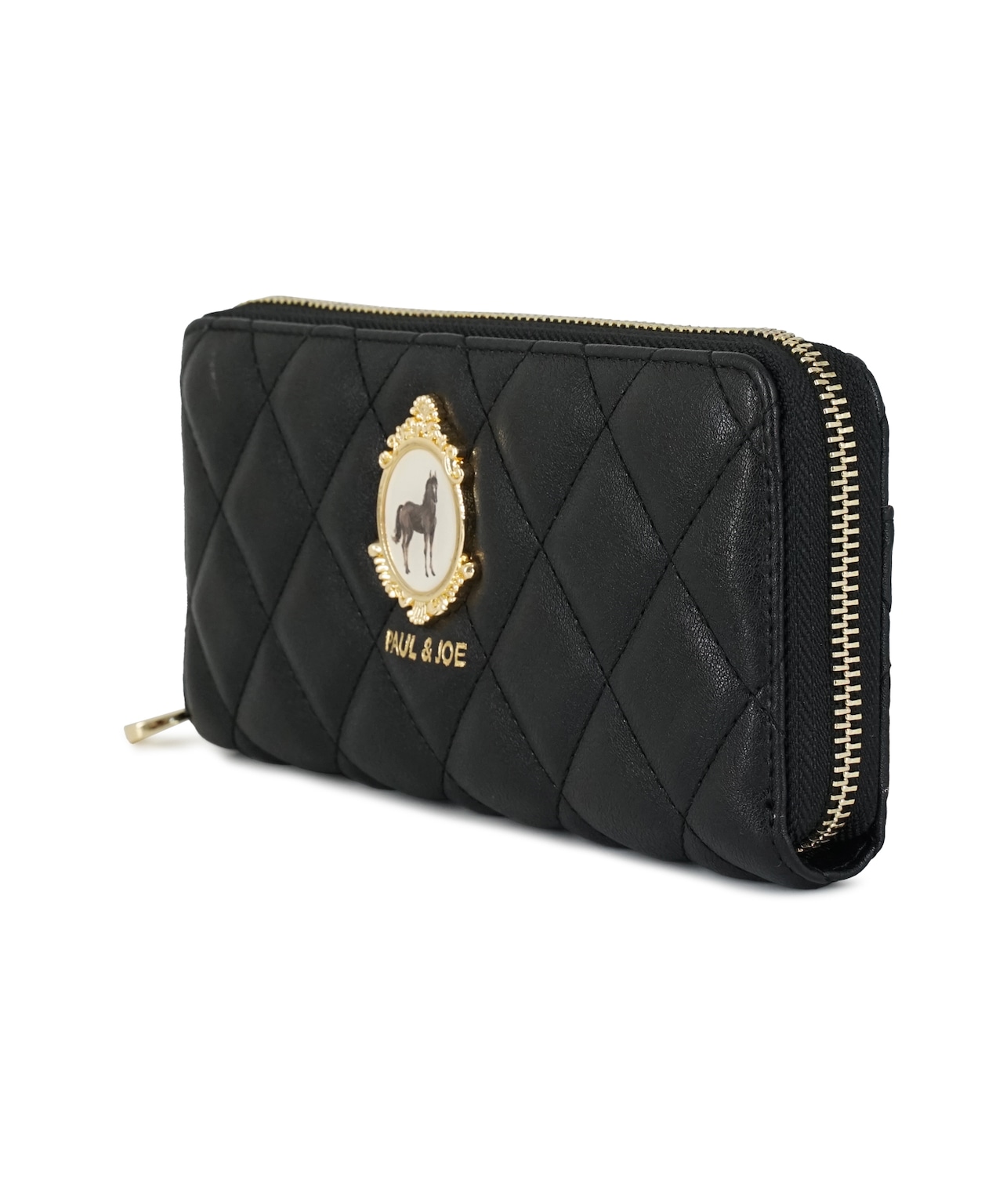 PAUL&JOE ACCESSOIRES : ROUND FASTENER LONG WALLET PJA-W1451