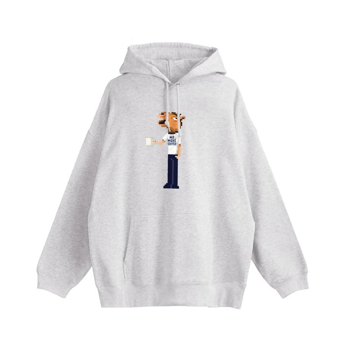 NO MORE COFFEE × K VALUダブルネームパーカー