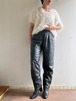 1980s Vintage Leather Pants