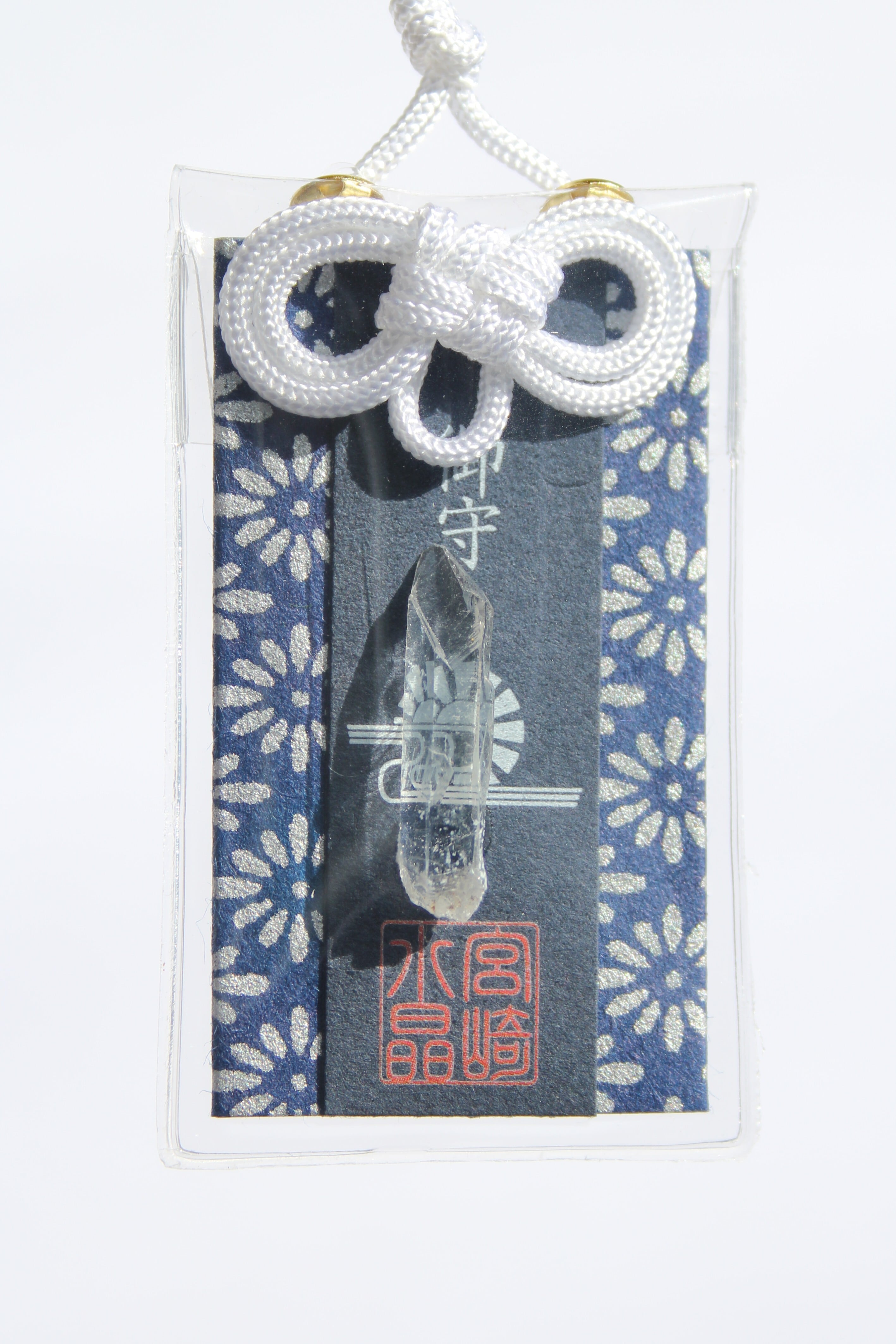 御守 宮崎水晶 菊咲月