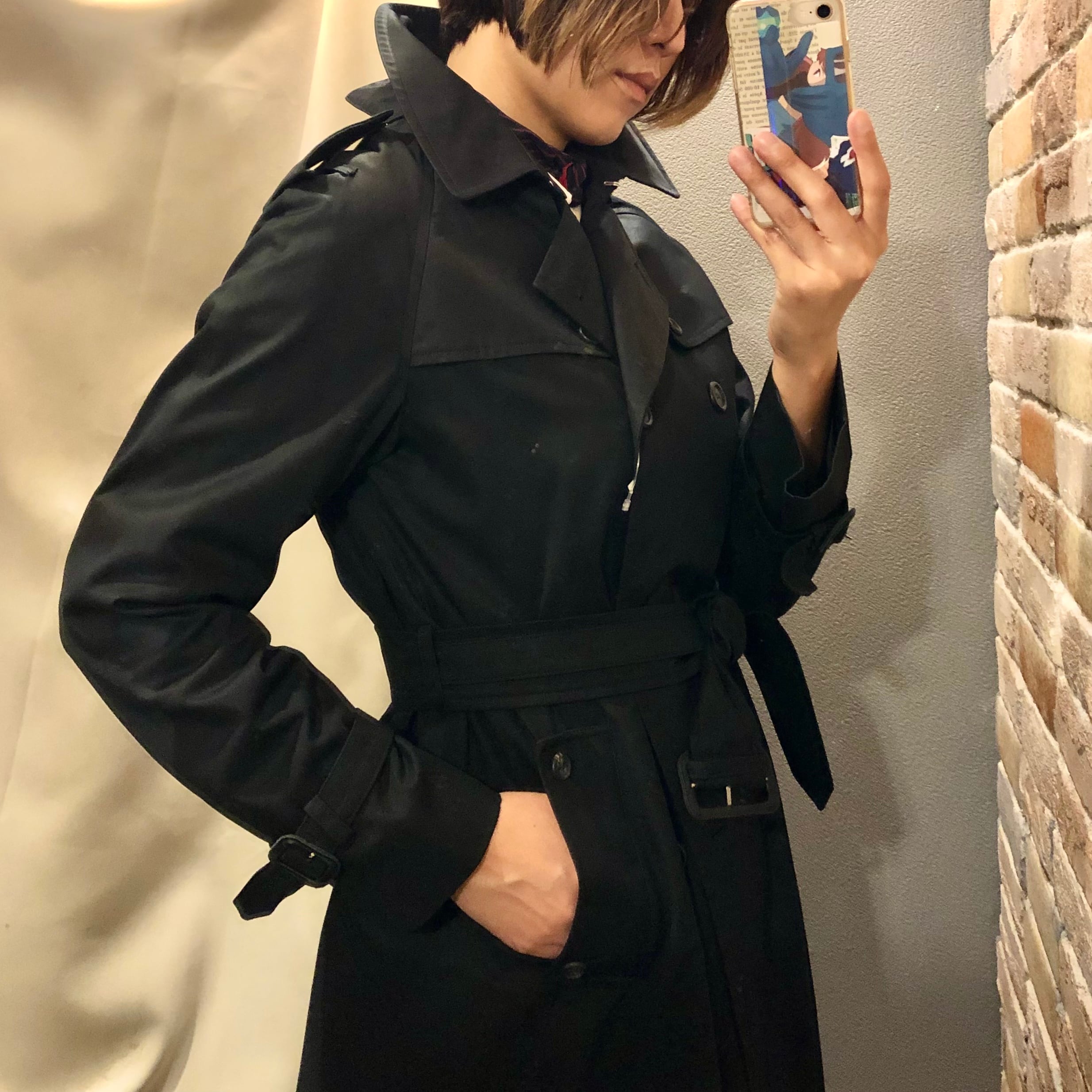 old england lady's trench coat size S オールドイングランド 