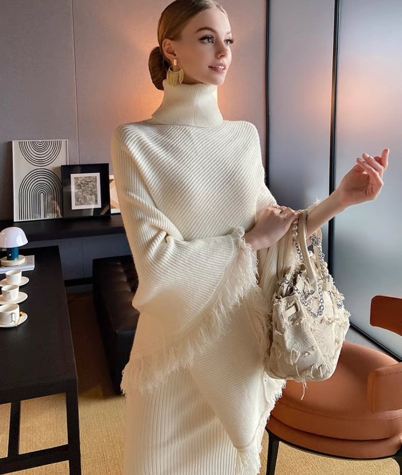 フリンジポンチョ | Alluring