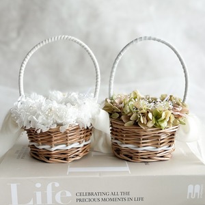 Forest green white ringpillowset （2人用）
