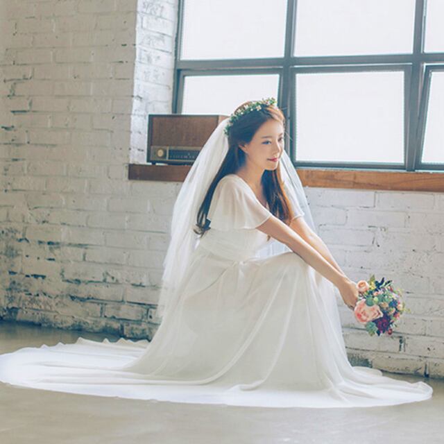 ウェディングドレス二次会前撮り