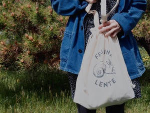 FESTINALENTE Original Tote Bag / White / Big Size