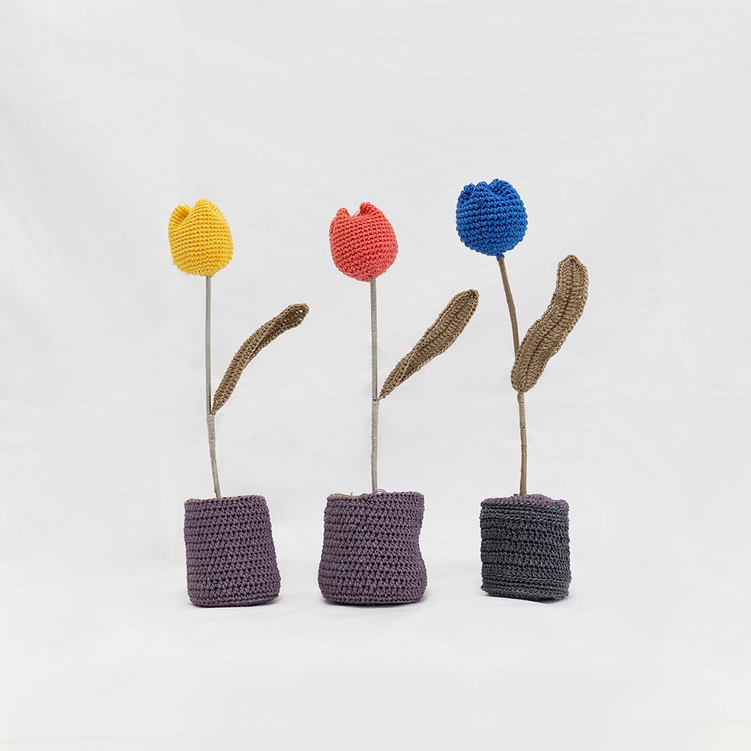 メキシコ民芸品] あみぐるみ-チューリップ / AMIGURUMI Planta | plus to u