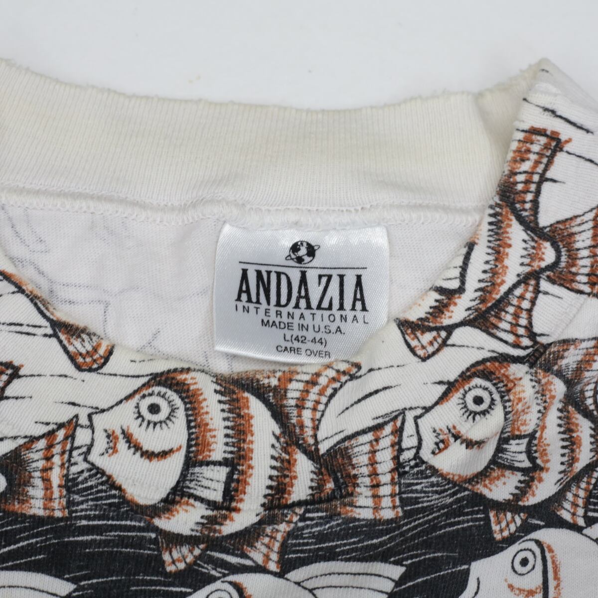 ANDAZIA M C エッシャー USA製 90年代 だまし絵 半袖 Tシャツ アート