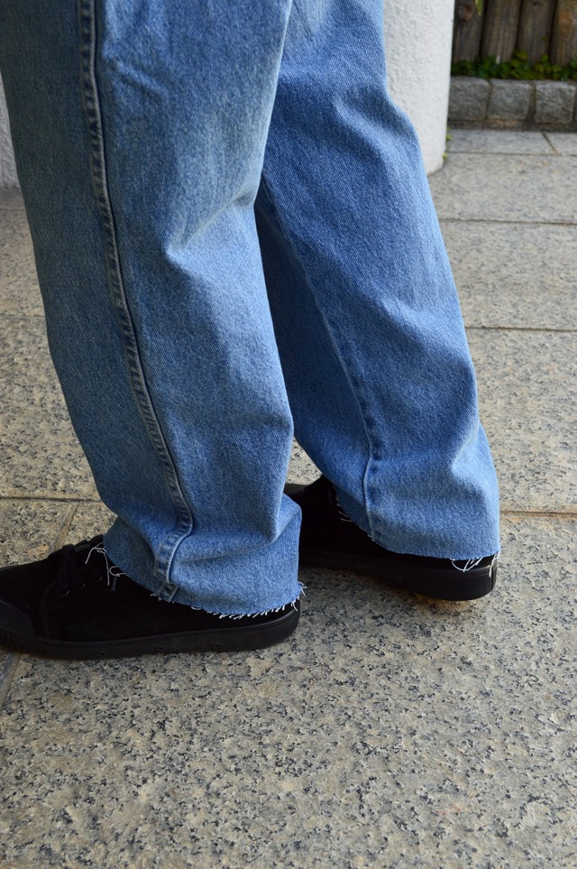 Wrangler 1990's 97601RS Cutoff Made in USA W34 USA企画 BlueBell社 ラングラー デニム 90s