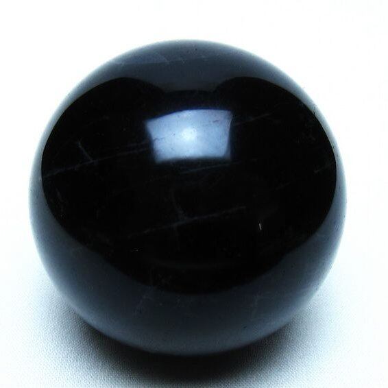 モリオン 黒水晶 丸玉 60mm 一点物 151-9542