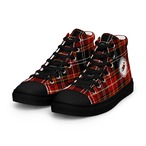 TARTAN WIGGLE High-Top Sneakers -Red- (Men’s)  [S0014]