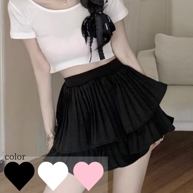 ケーキプリーツキュロット＊Z069