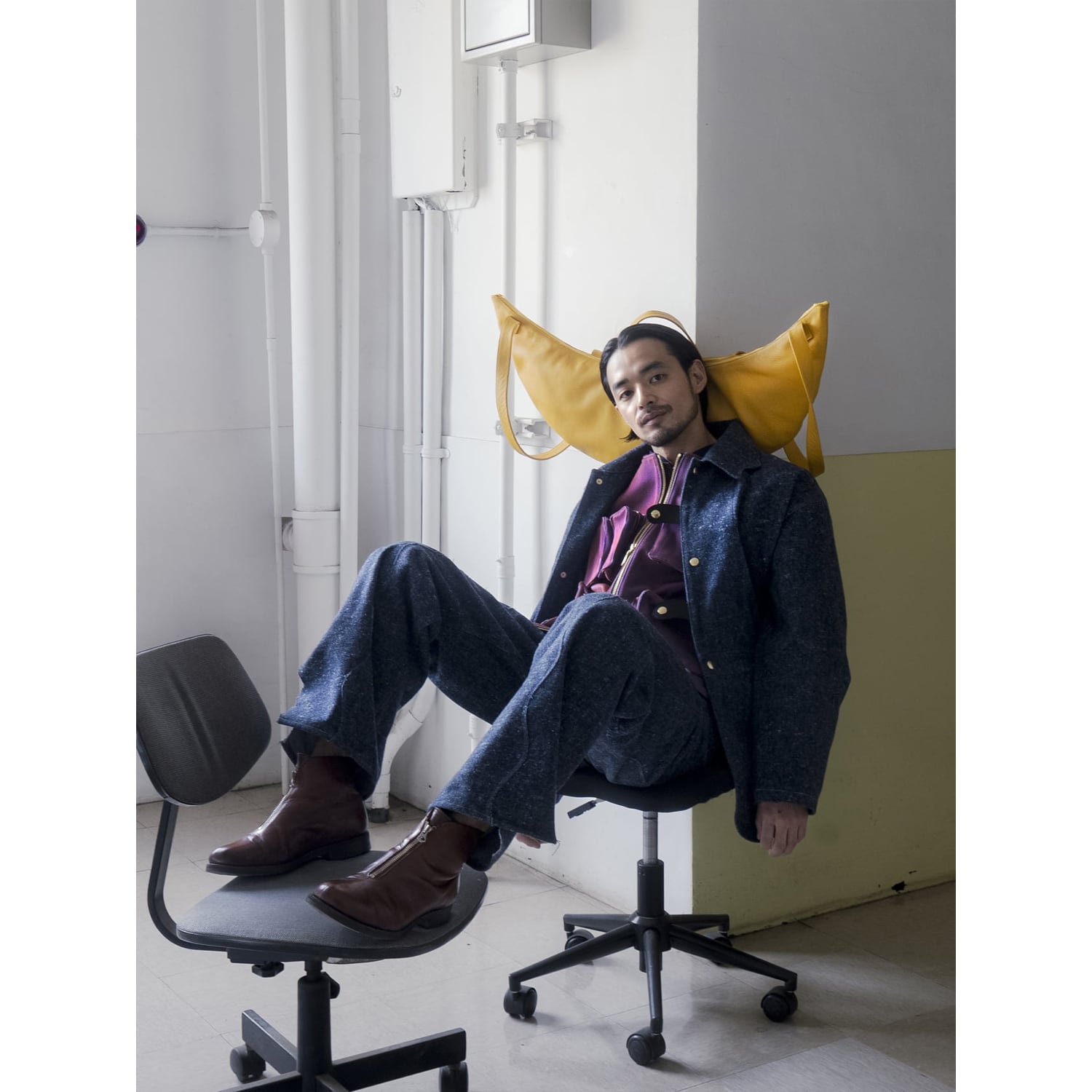 【美品】 RANDY BALLランディー ワンサイズ インディゴ 希少 UNEEK BASEMNT - Discover independent style.