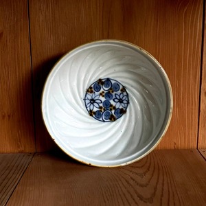 花唐草モール鉢 / 山口利枝 陶展「露草」