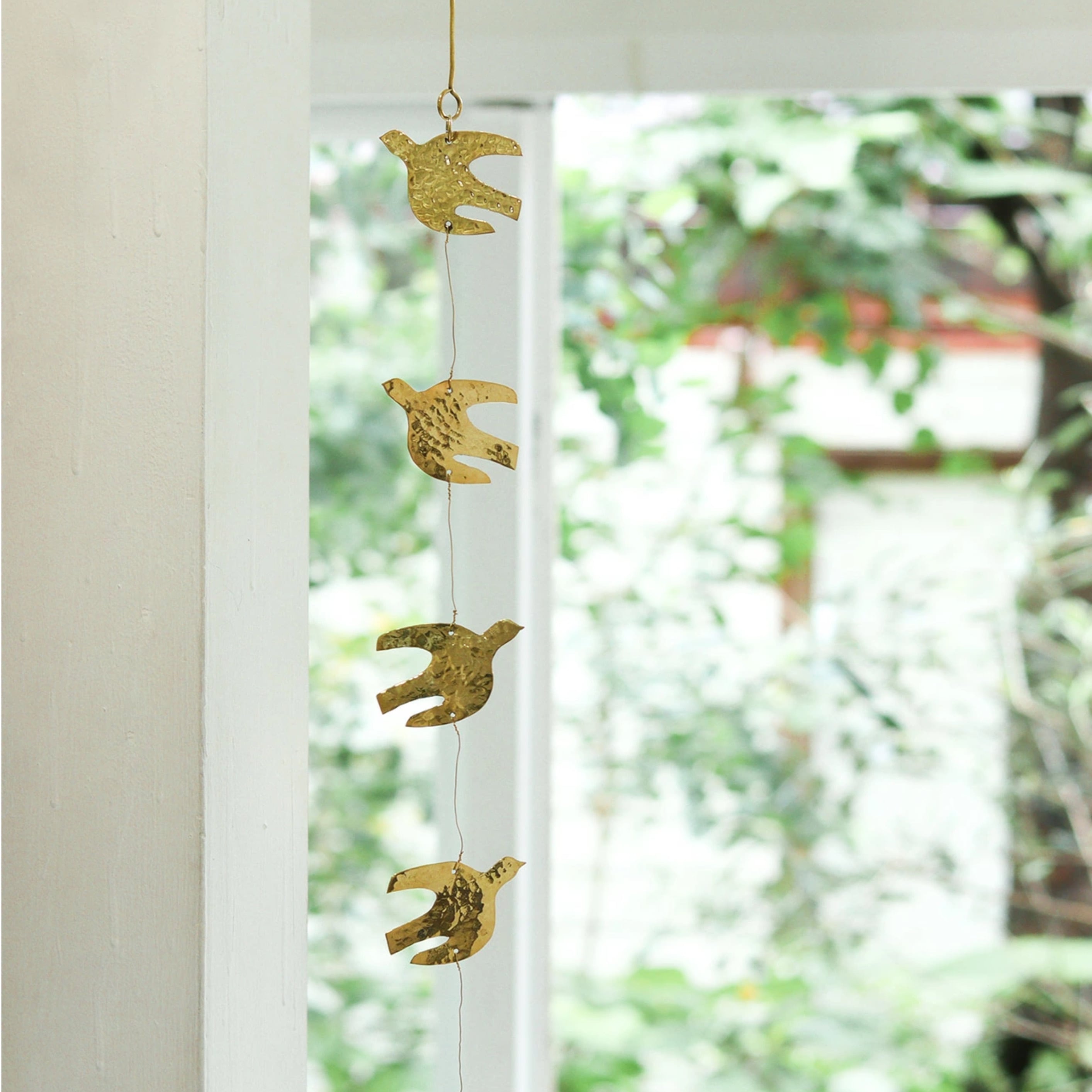 in bloom ブラスハンギングガーランド バード