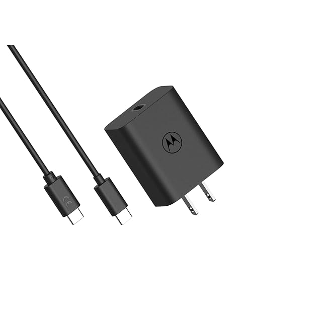 モトローラ 純正ACアダプタ ターボパワーチャージャー30W 1m USB-C to