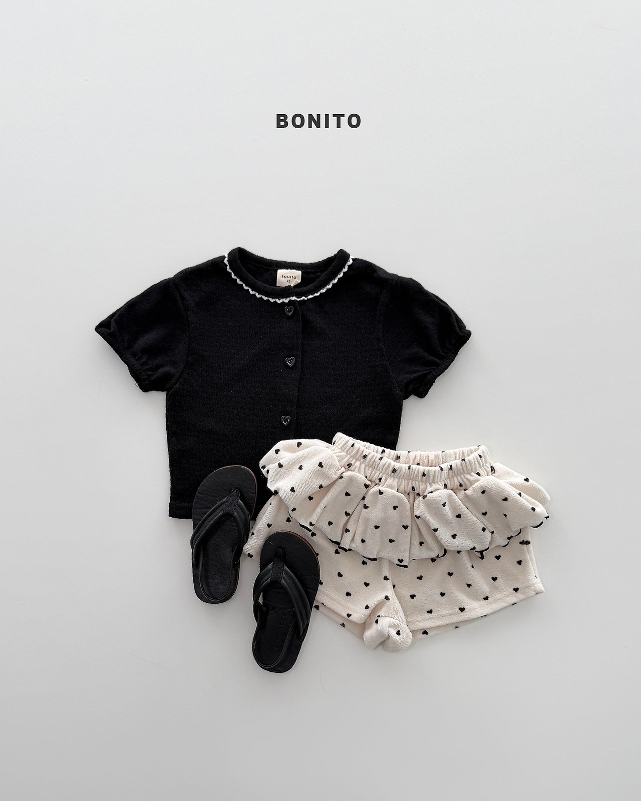 [BONITO] Ive Short Sleeve Cardigan (JS/JM) / [보니토] 아이브반팔가디건 (JS/JM)