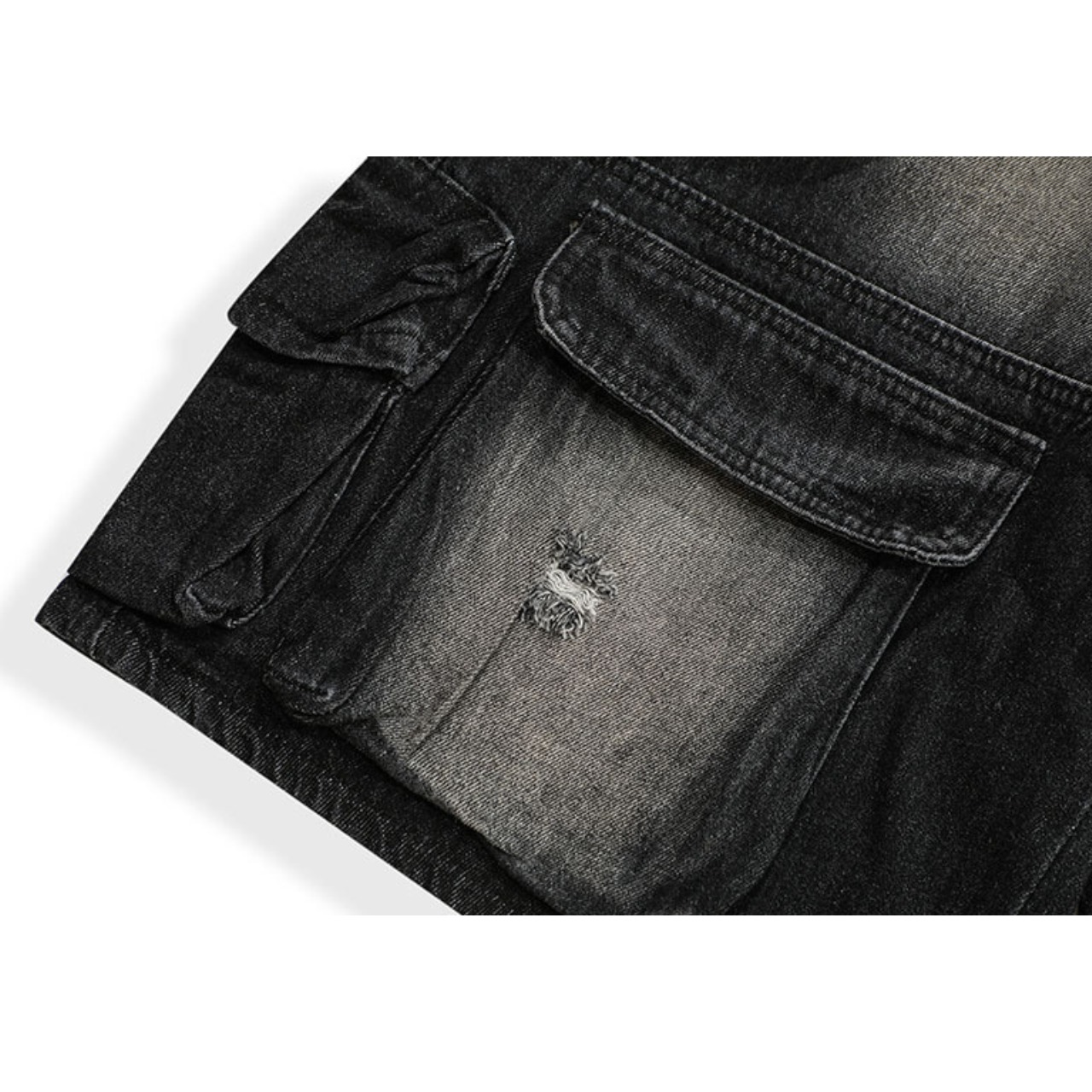 【City Utility】デニムカーゴショーツ　TB1940・画像11