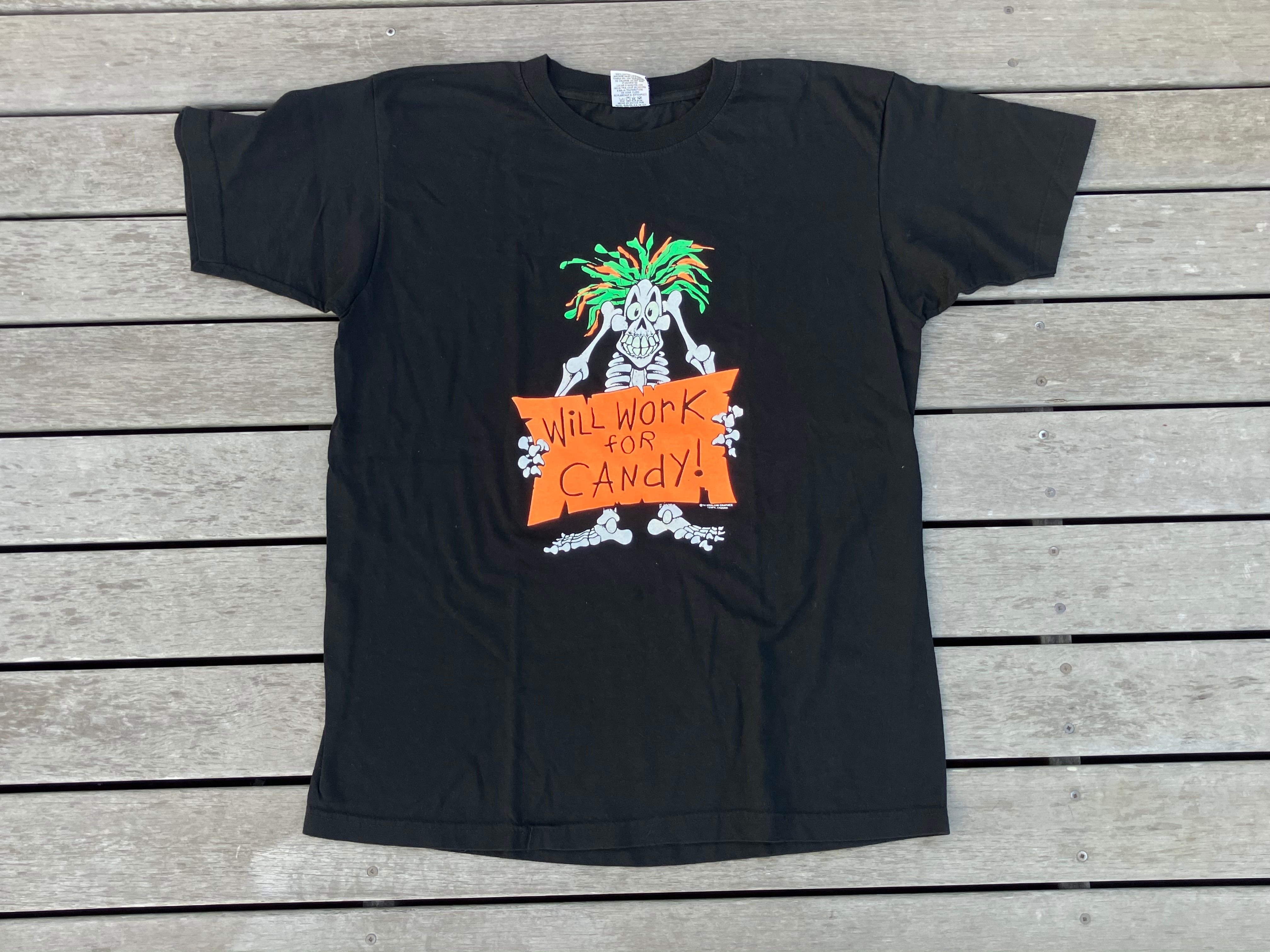 90s BRIELAND GRAPHICS WILL WORK FOR CANDY! TEE