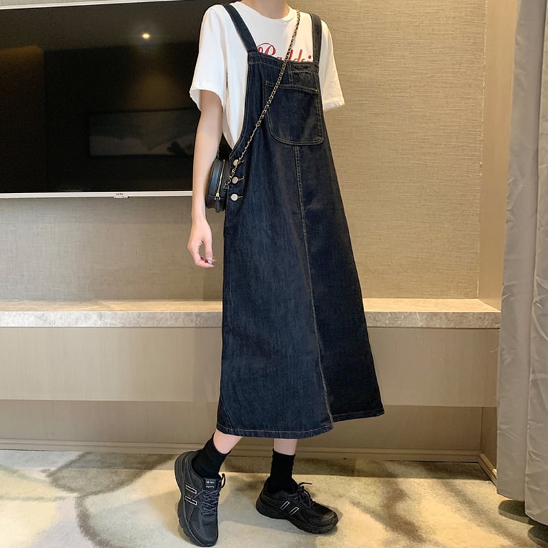 スプリングスタンダードドレス ルーズスカート 薄手レディース レトロ 春物 スーパーモール80357190211