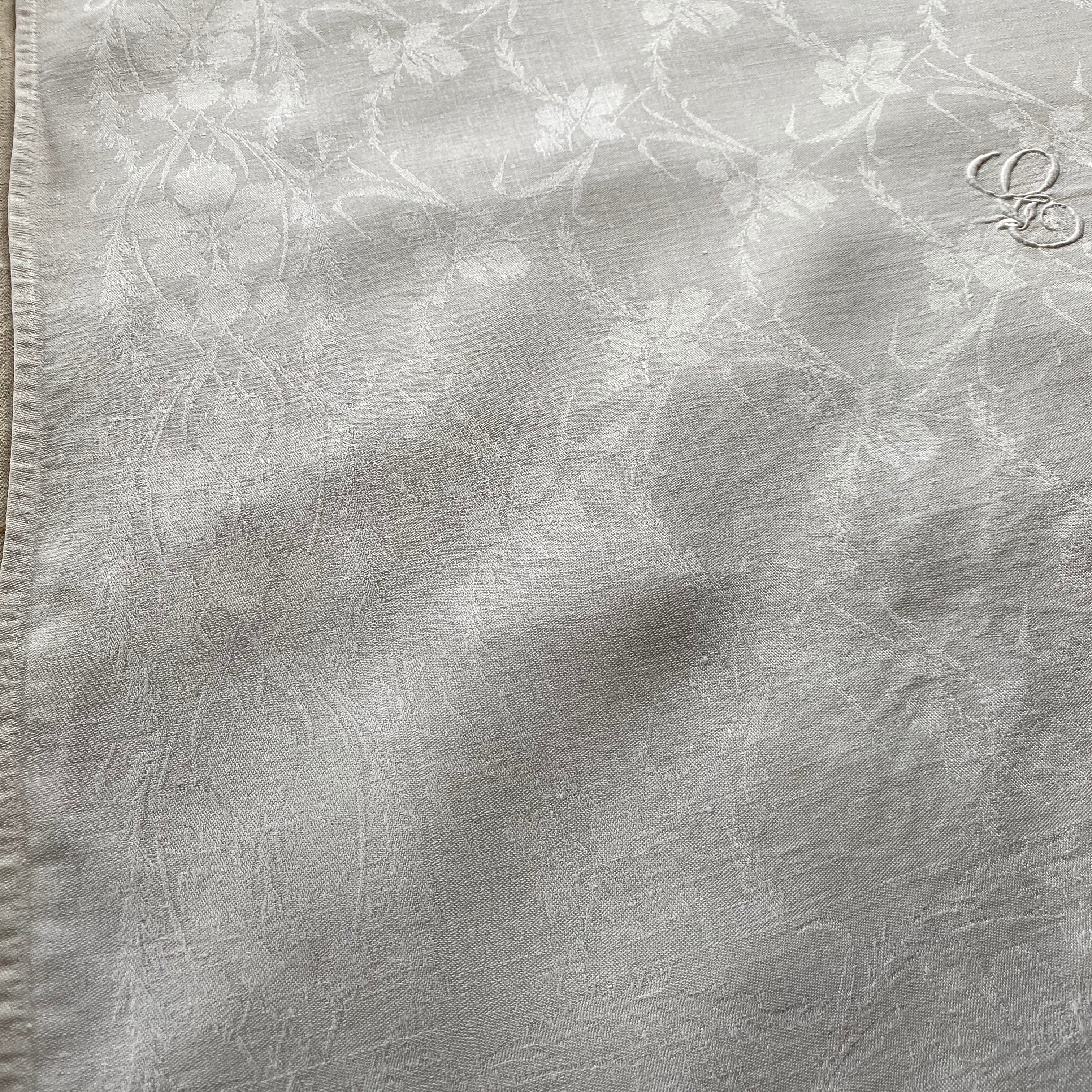 France アンティークリネン・トーションeg / uv0045 | Petit Musée