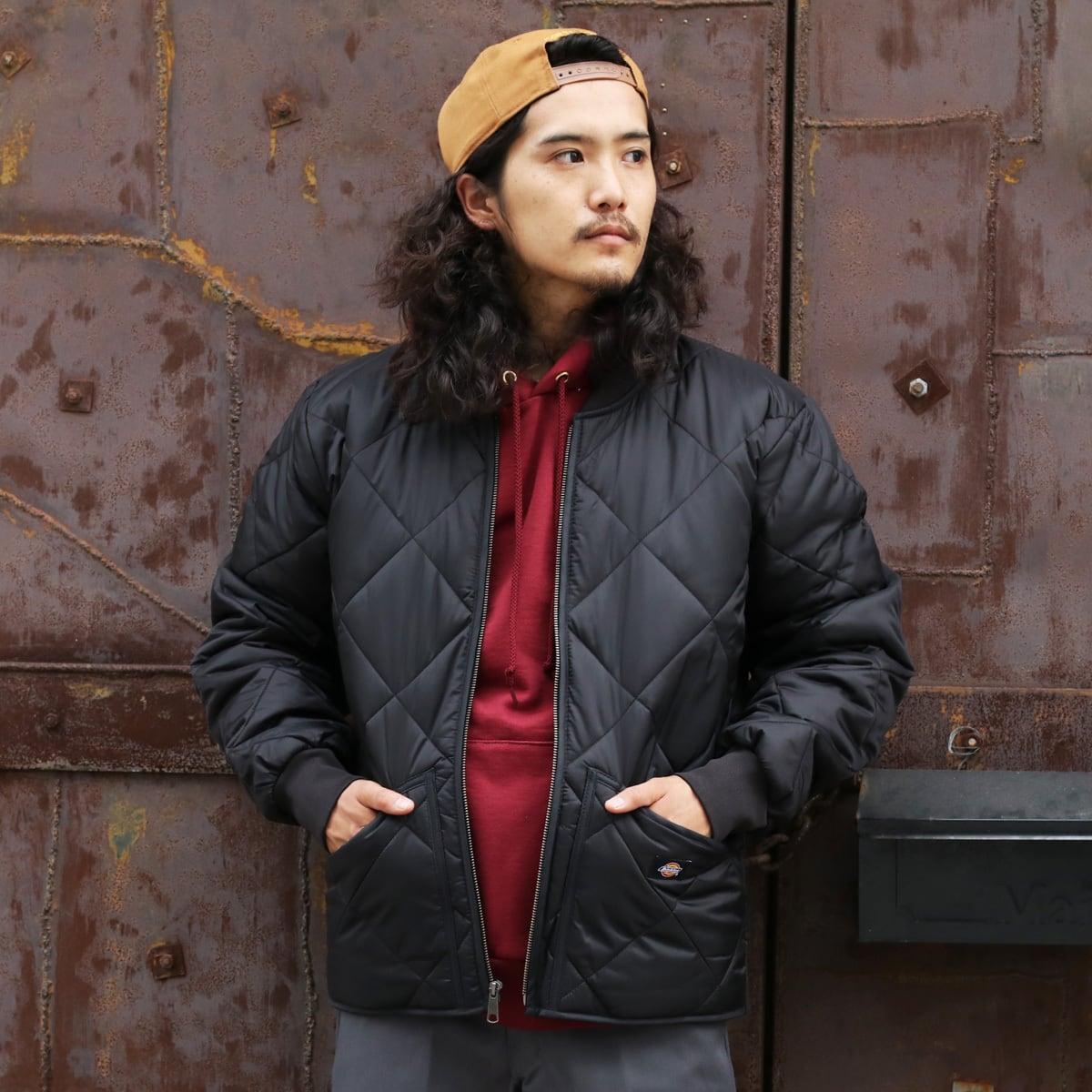 Dickies ディッキーズ 61242 キルティングジャケット ブラック ...