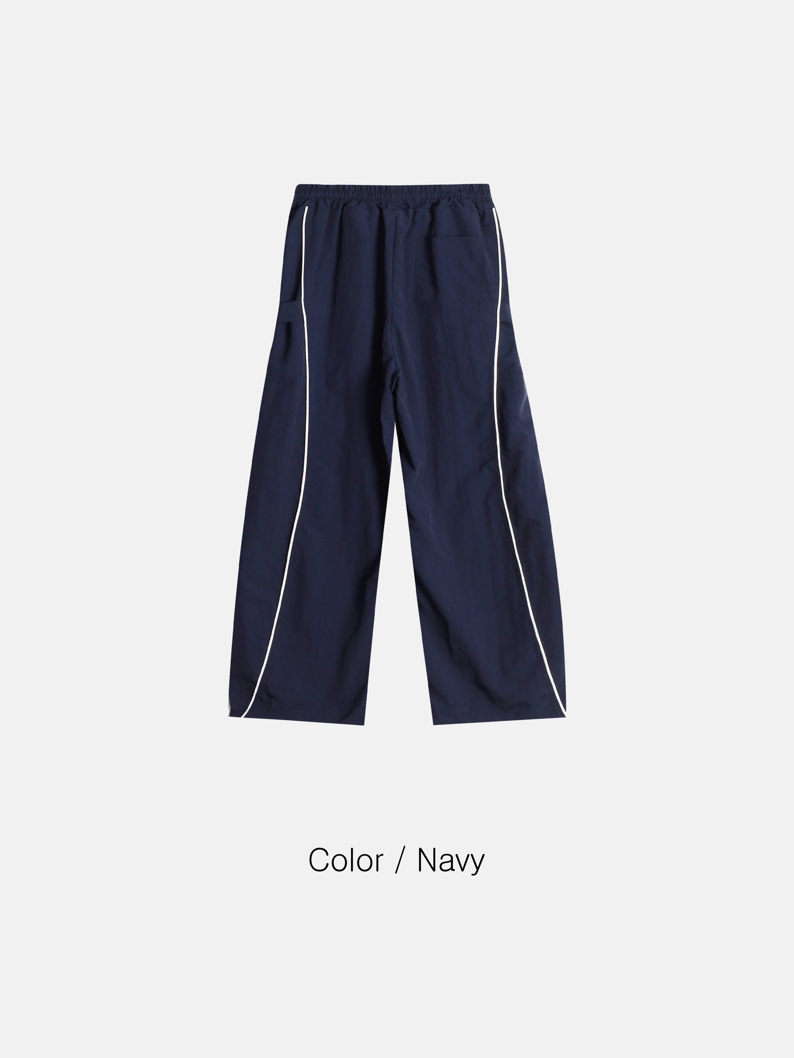 Nylon Snap Patch Lined Pants (3color) | 1AM