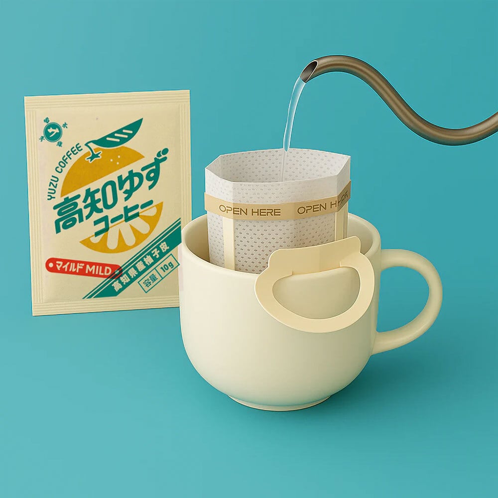 5袋セット】高知ゆずコーヒー 工場直送 ドリップコーヒー コーヒー 粉