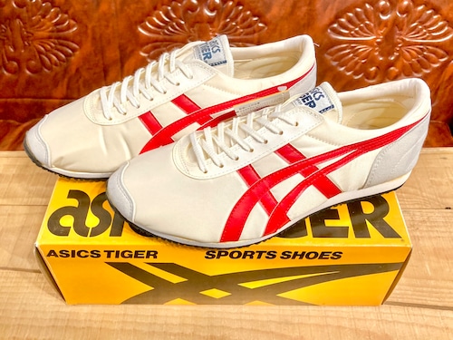 ASICS TIGER（アシックス　タイガー） マラソン310 白/赤 26cm 90s 235