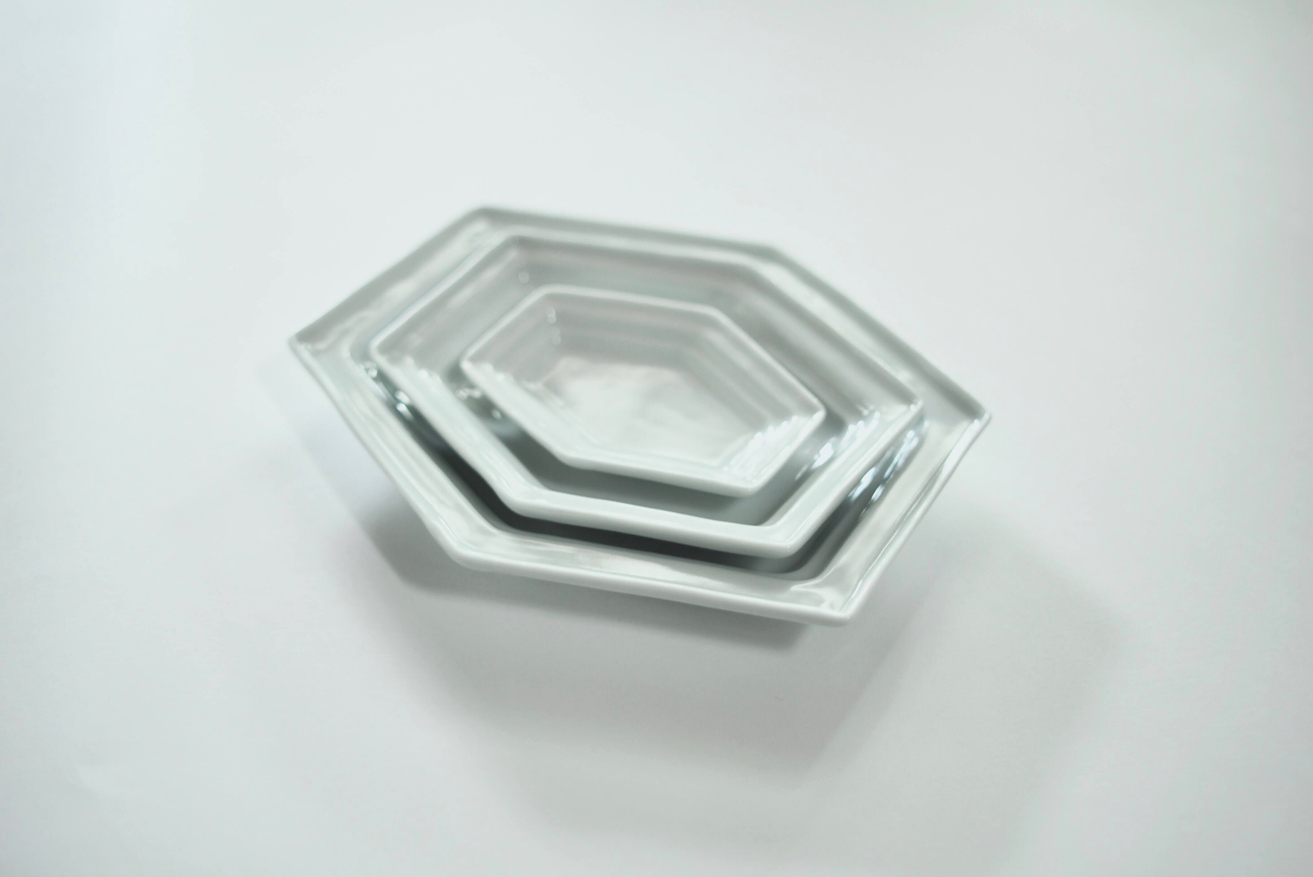 型皿（小）STN0131 small/white | 猿竹工芸商會