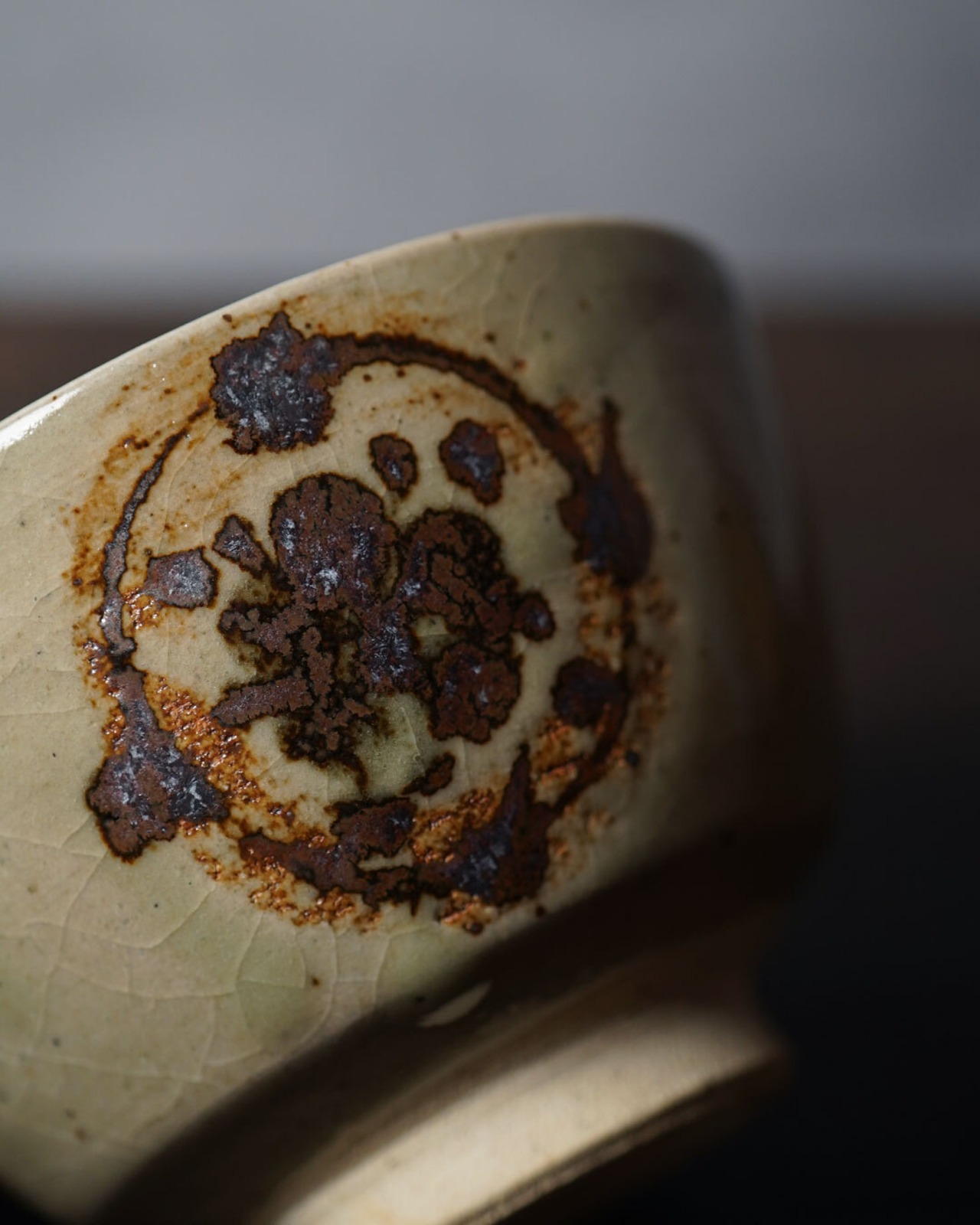 碗　讃岐窯　明石朴景描　共箱