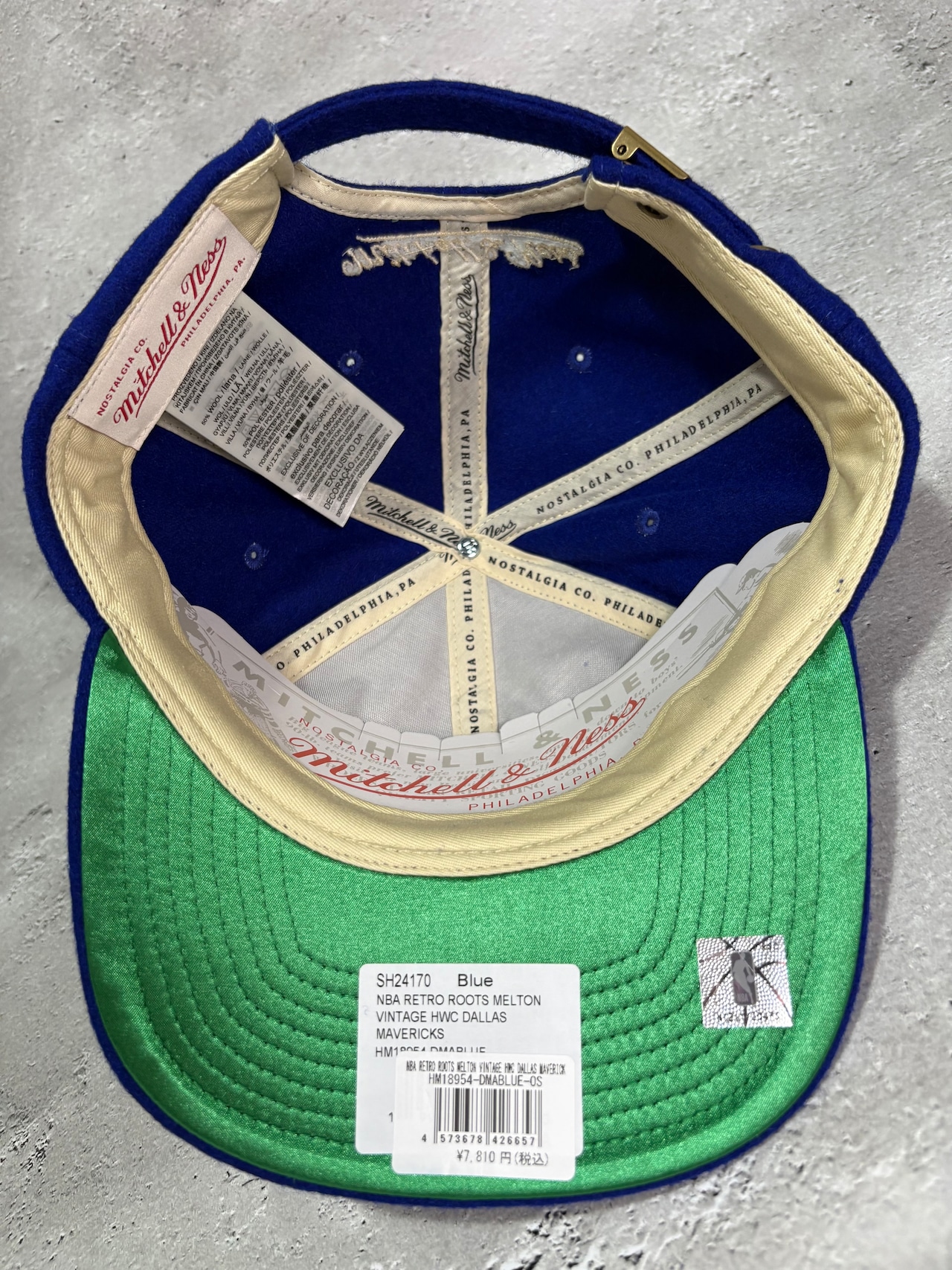 Mitchell&Ness/ミッチェルアンドネス NBA ダラス・マーベリックス キャップ ブラック