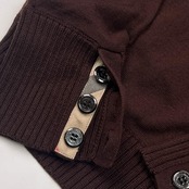 BURBERRY LONDON バーバリー タートルネック ハイゲージ 長袖 ウール ニット セーター 2/ブラウン レディース