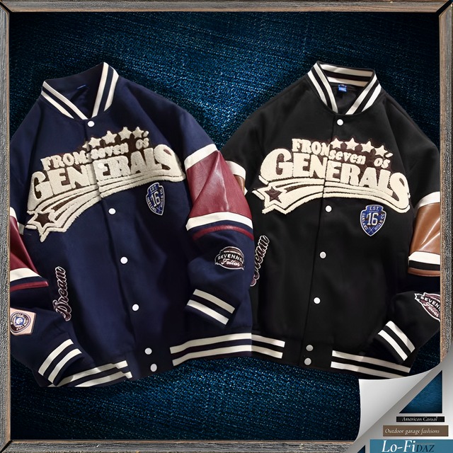 レトロ ベースボールジャケット 21109
