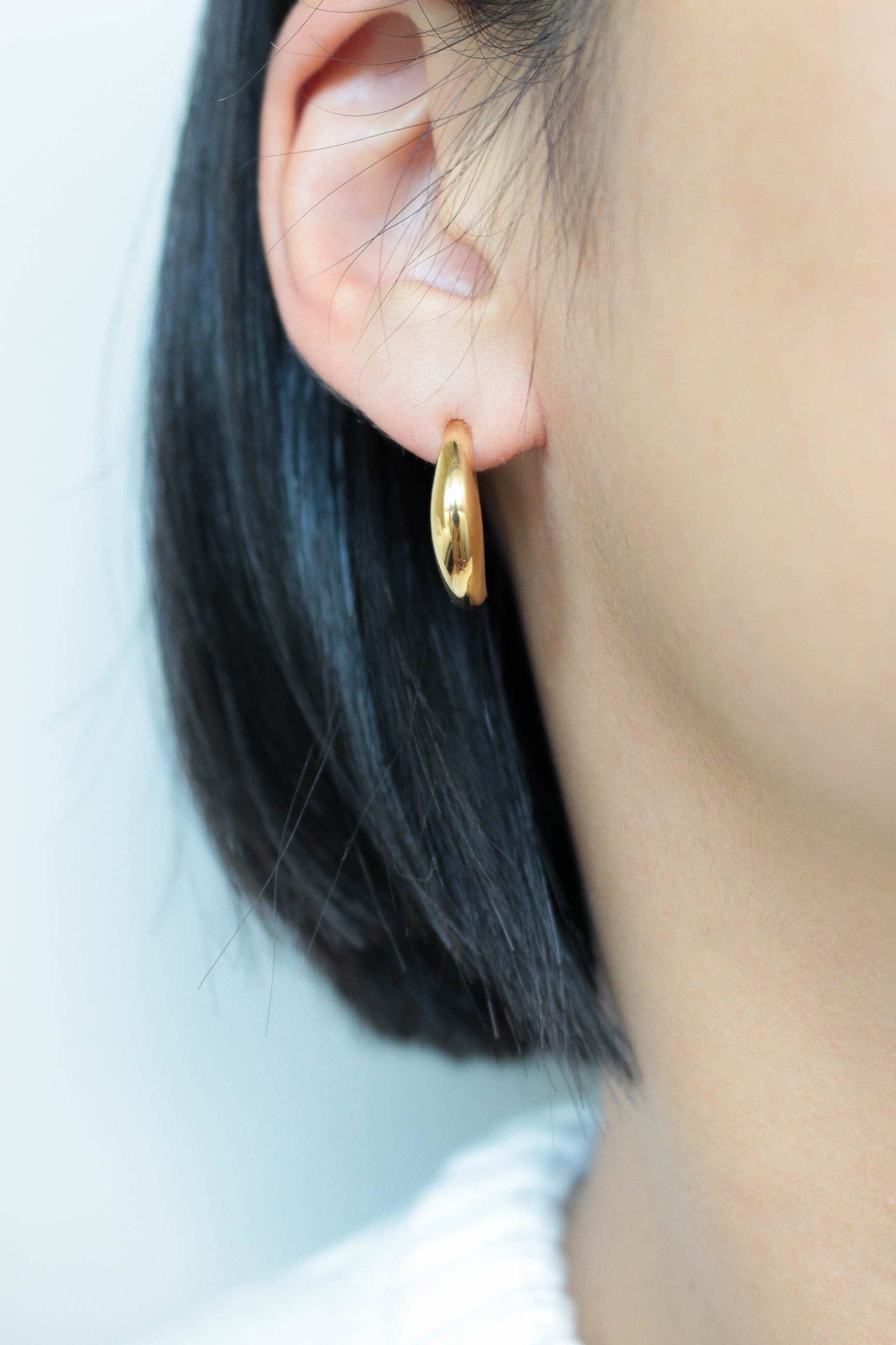 Line Drop Pierce | ebine(エビネ)|金属アレルギー対応アクセサリー