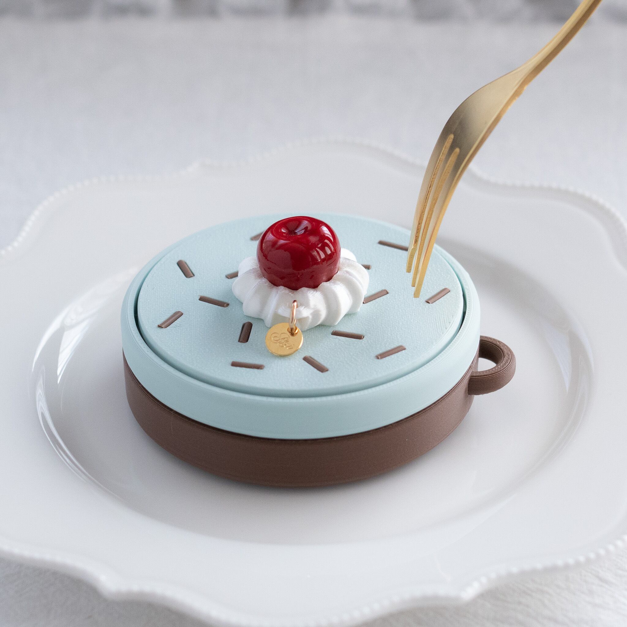 受注:ヤーンホルダー(チョコミント) | Atri boutique