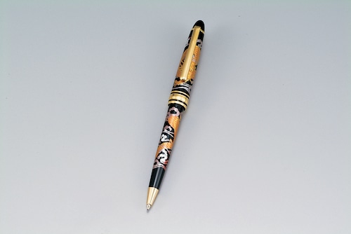 36-1815 漆芸高級ボールペン 龍 Lacquer Ballpoint Pen w Dragon