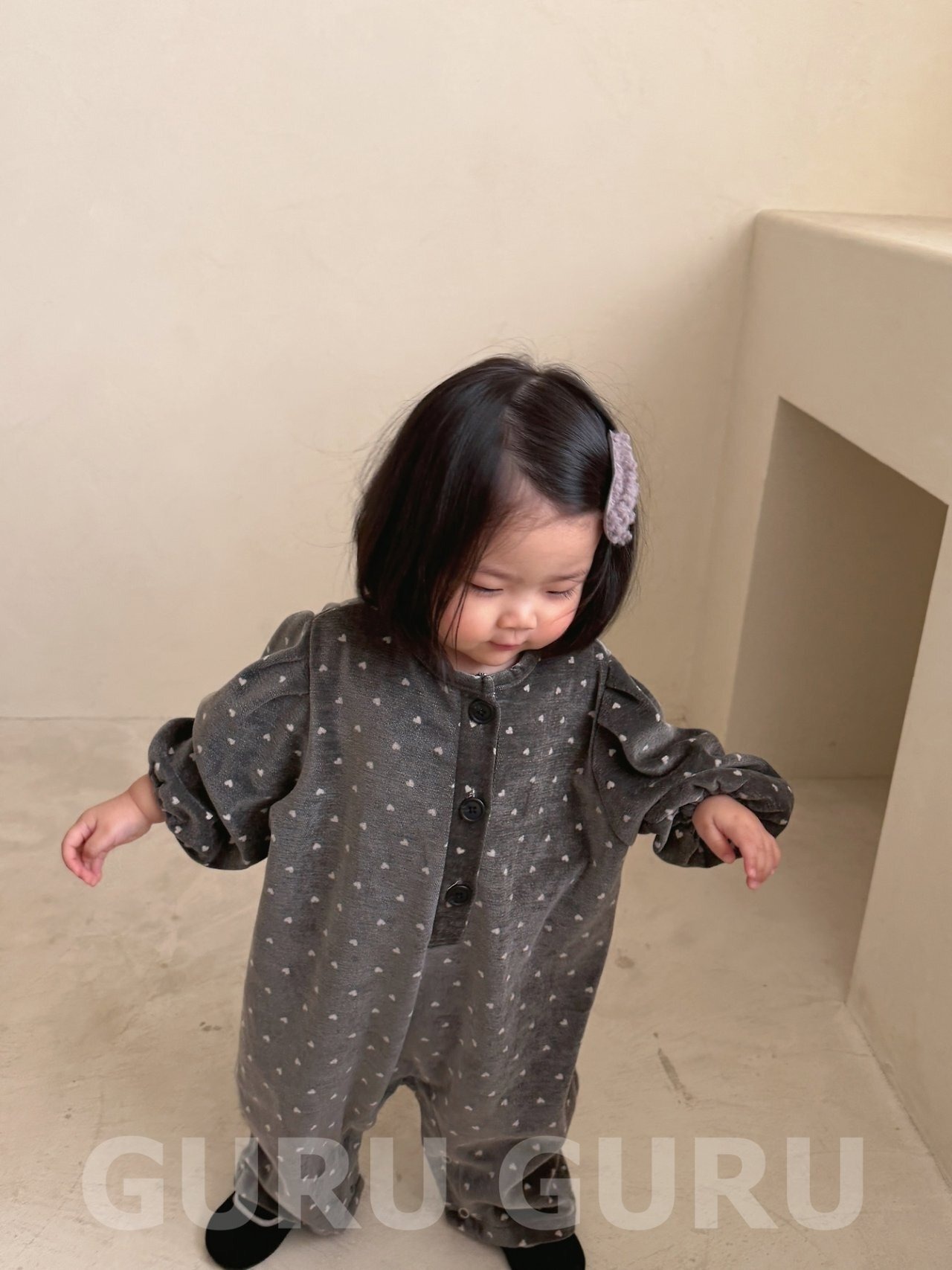GURUGURU［取寄］velour romper 26winter