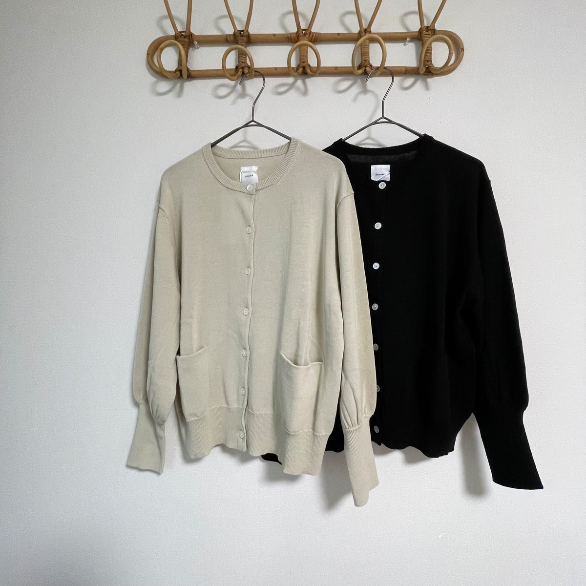 Gauze# // GATHER SLEEVE KNIT CARDIGAN/ ギャザースリーブニットカーディガン / G1033 ...