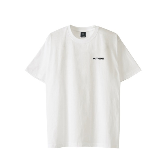 XAGE BASICLOGO S/S TEE 【white】