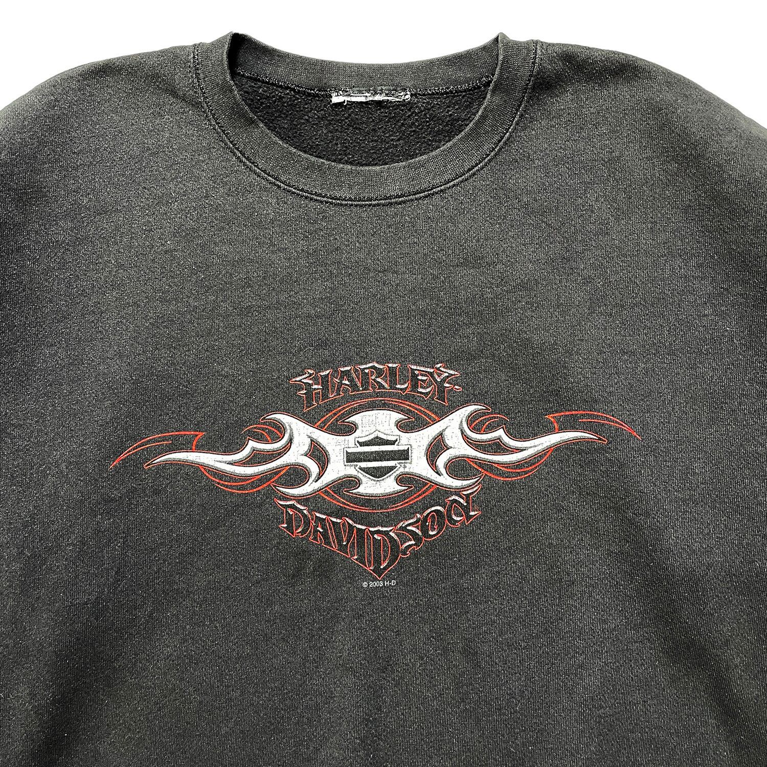 00S USA 古着 スウェット トレーナー ハーレーダビッドソン HARLEY 