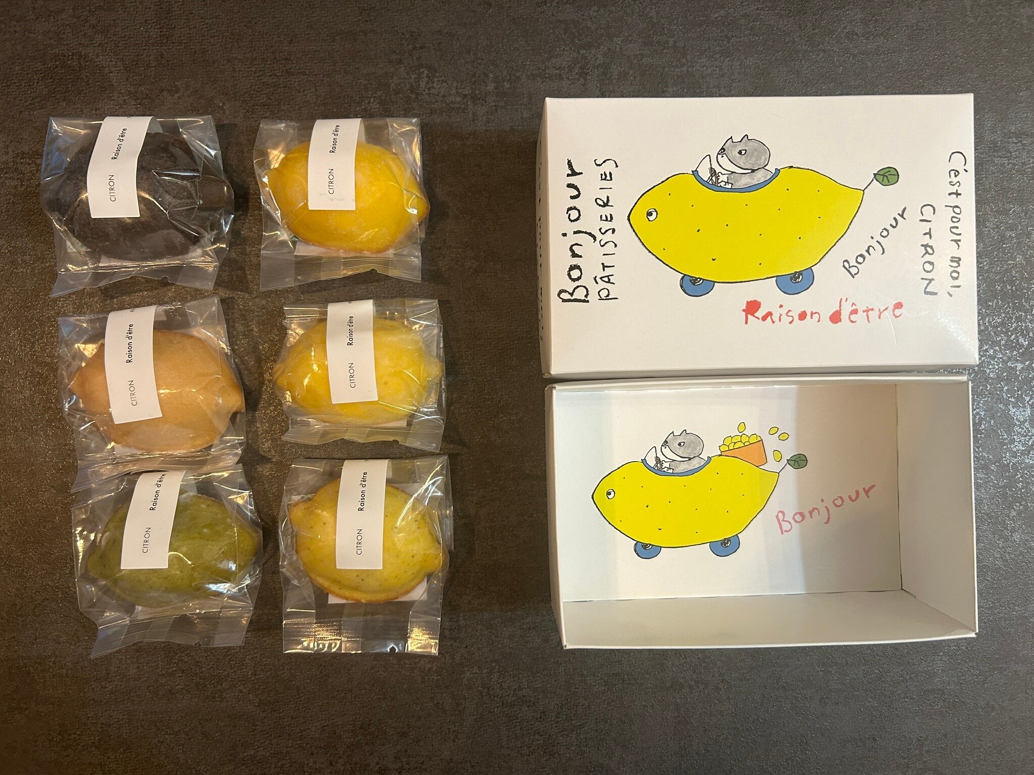 Lemon cake 6P Box - レモンケーキ6Pボックス | レゾンデートル広島