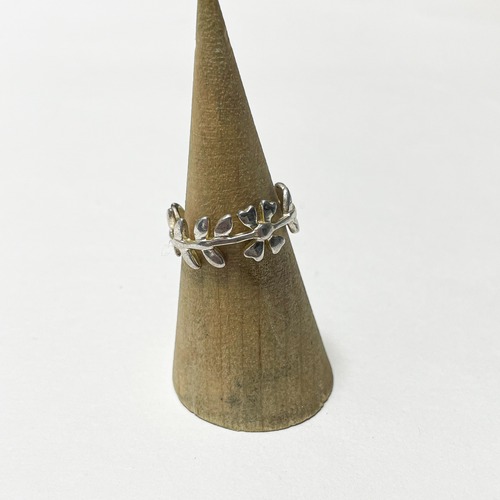 Vintage 925 Silver Flower Band Ring Made In Thailand