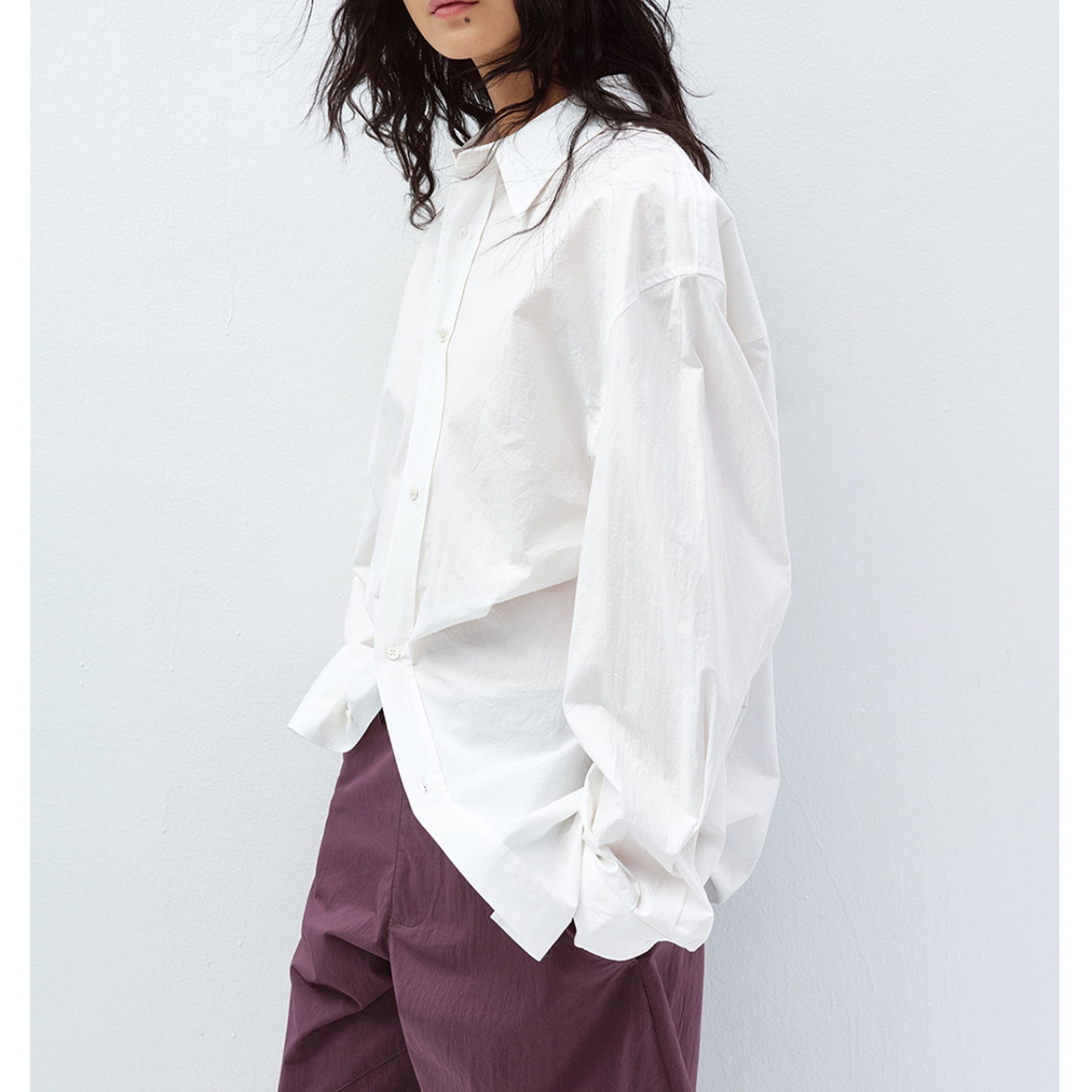 Oversized Shirt 【4color】 T4352