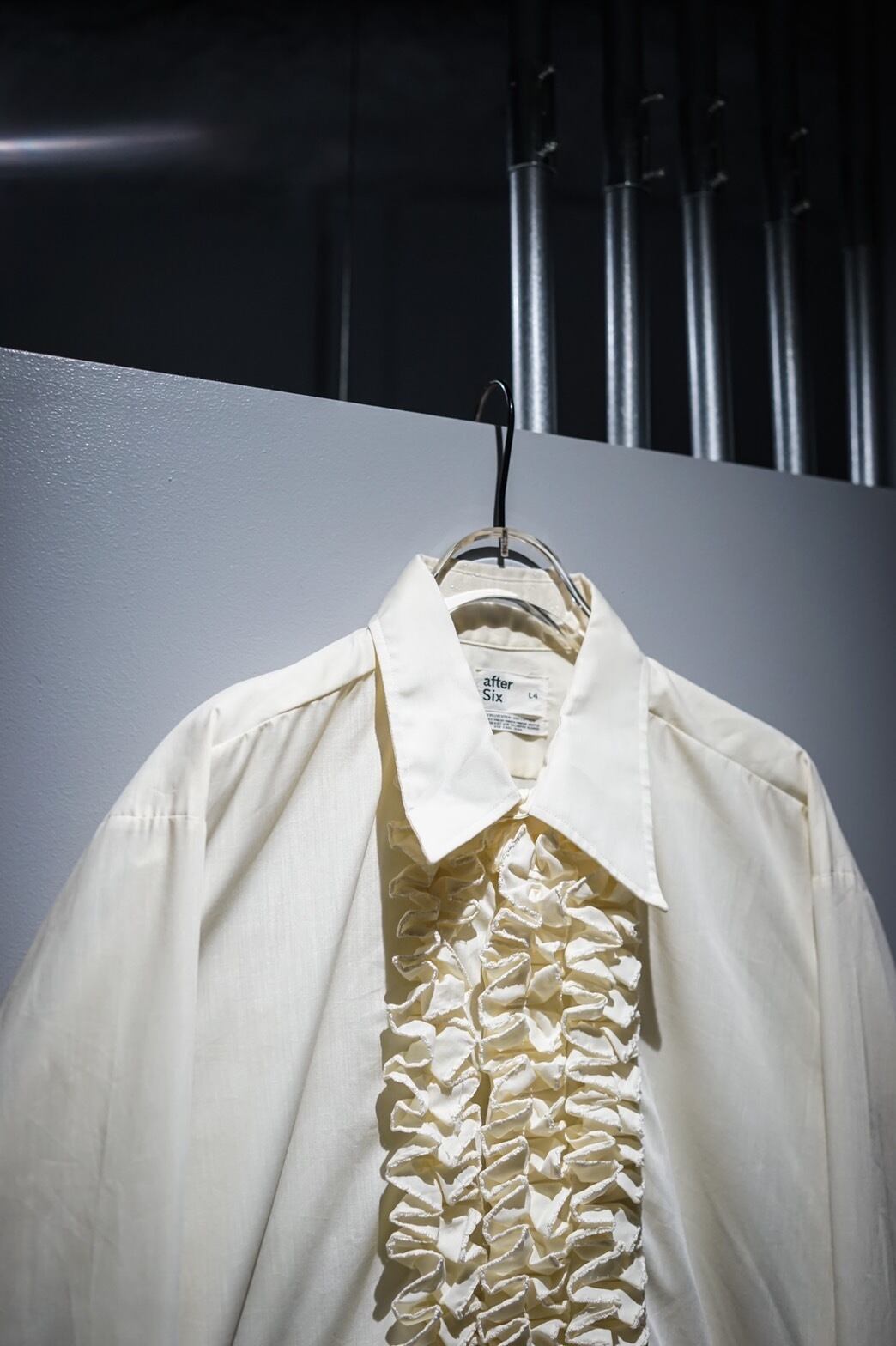 70s frill shirt (after six)】フリル シャツ（古着】 60s after six 
